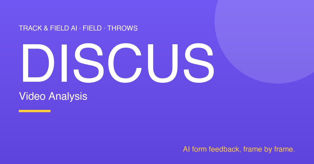 Discus Drills: AI-Backed Technique Work | Track & Field AI